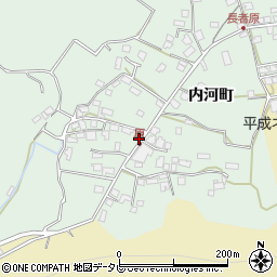 大分県日田市内河野229周辺の地図