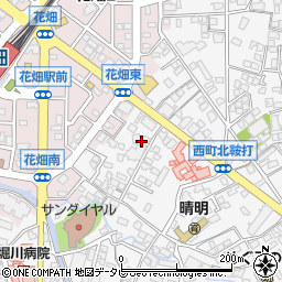 福岡県久留米市西町937周辺の地図