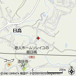 大分県日田市日高1845周辺の地図