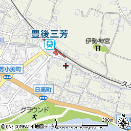 大分県日田市日高1340-1周辺の地図