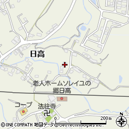 大分県日田市日高1601-1周辺の地図