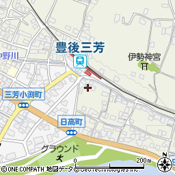 大分県日田市日高1338-1周辺の地図