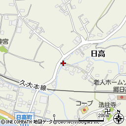 大分県日田市日高1574-1周辺の地図