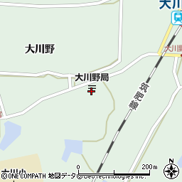 大川野郵便局 ＡＴＭ周辺の地図