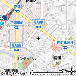 福岡県久留米市西町994周辺の地図
