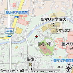 福岡県久留米市津福本町372周辺の地図