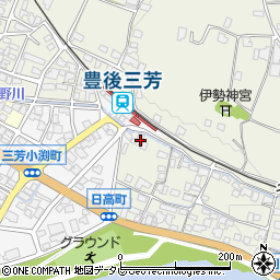 大分県日田市日高1338-3周辺の地図