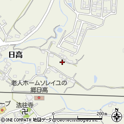 大分県日田市日高1834-2周辺の地図