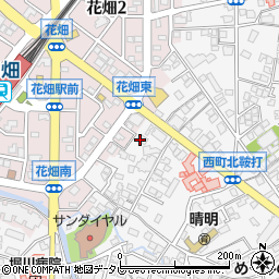 福岡県久留米市西町990-15周辺の地図