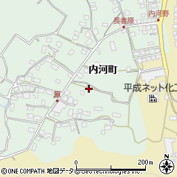 大分県日田市内河野82周辺の地図