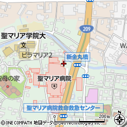 福岡県久留米市津福本町252-1周辺の地図