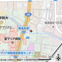 福岡県久留米市津福本町316周辺の地図