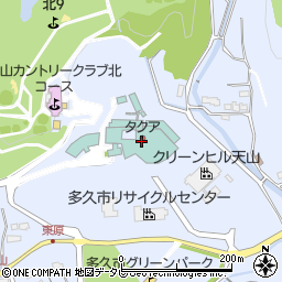 天山多久温泉ＴＡＱＵＡ周辺の地図