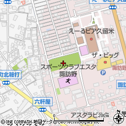 下牟田公園周辺の地図