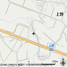 大分県日田市上野周辺の地図