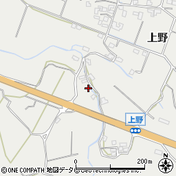 大分県日田市上野周辺の地図