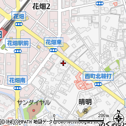 福岡県久留米市西町930周辺の地図