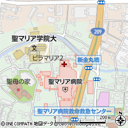 福岡県久留米市津福本町407-1周辺の地図