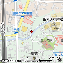 福岡県久留米市津福本町360周辺の地図