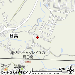 大分県日田市日高1837-21周辺の地図