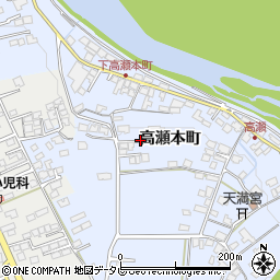 大分県日田市高瀬本町633-2周辺の地図