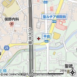 福岡県久留米市津福本町1023周辺の地図