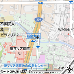 福岡県久留米市津福本町318周辺の地図