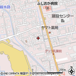 吉冨漢方整体院周辺の地図