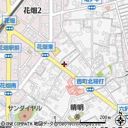 福岡銀行花畑支店 ＡＴＭ周辺の地図