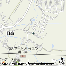 大分県日田市日高1837-19周辺の地図