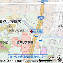 福岡県久留米市津福本町322周辺の地図