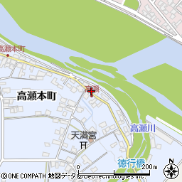 大分県日田市高瀬本町722-3周辺の地図