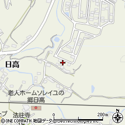 大分県日田市日高1812-25周辺の地図