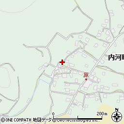 大分県日田市内河野269周辺の地図