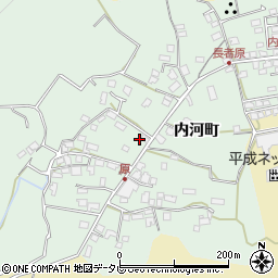 大分県日田市内河野253周辺の地図