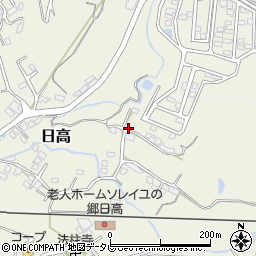 大分県日田市日高1837周辺の地図