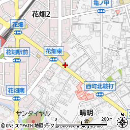 福岡県久留米市西町935-38周辺の地図