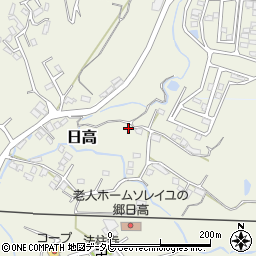 大分県日田市日高1837-26周辺の地図