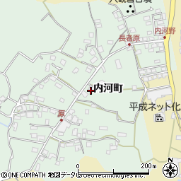 大分県日田市内河野55周辺の地図