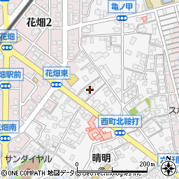 福岡県久留米市西町935周辺の地図