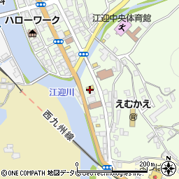 デイリーヤマザキ北松浦江迎店周辺の地図
