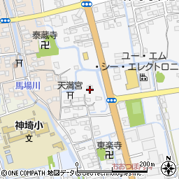 佐賀県神埼市神埼町本堀3222周辺の地図