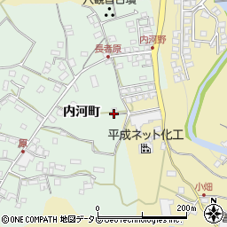 大分県日田市内河野46周辺の地図