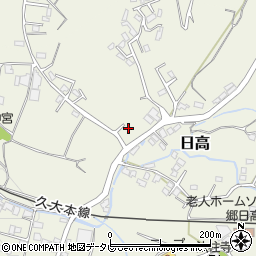 大分県日田市日高1575-11周辺の地図