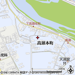 大分県日田市高瀬本町554-1周辺の地図