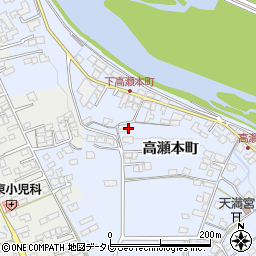 大分県日田市高瀬本町552周辺の地図