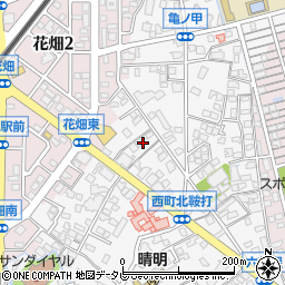 福岡県久留米市西町925-15周辺の地図