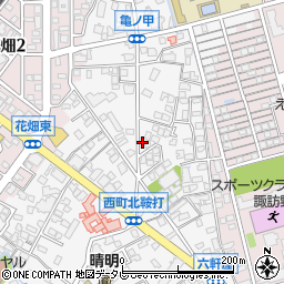 福岡県久留米市西町1026周辺の地図