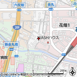 福岡県久留米市西町1463周辺の地図