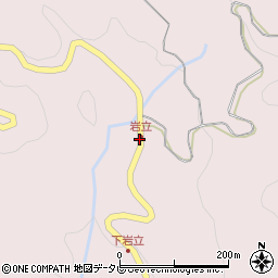 岩立周辺の地図